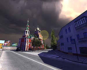3D level city