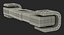 Ram Cylinder Hydraulic Sci-Fi 4 3D Model