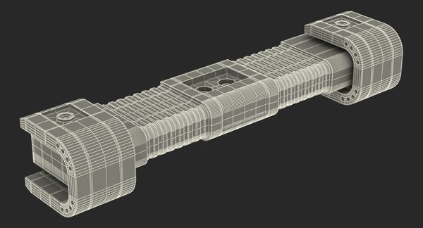 3d ram cylinder hydraulic sci fi