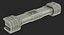 Ram Cylinder Hydraulic Sci-Fi 4 3D Model