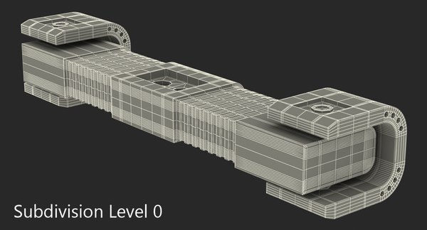 3d ram cylinder hydraulic sci fi