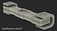 Ram Cylinder Hydraulic Sci-Fi 4 3D Model