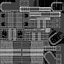 Ram Cylinder Hydraulic Sci-Fi 4 3D Model