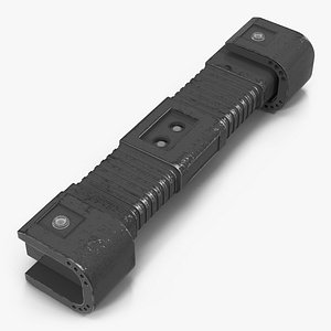 3d ram cylinder hydraulic sci fi
