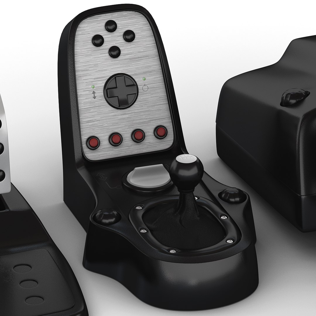 3d Logitech G25 Racing Wheel