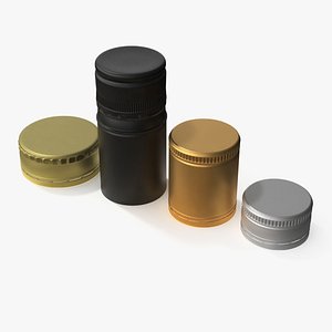 Liquor Aluminum Bottle Caps Set