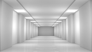 Modern Empty Tunnel 3D model