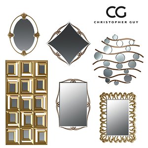 wall mirror christopher 3d model