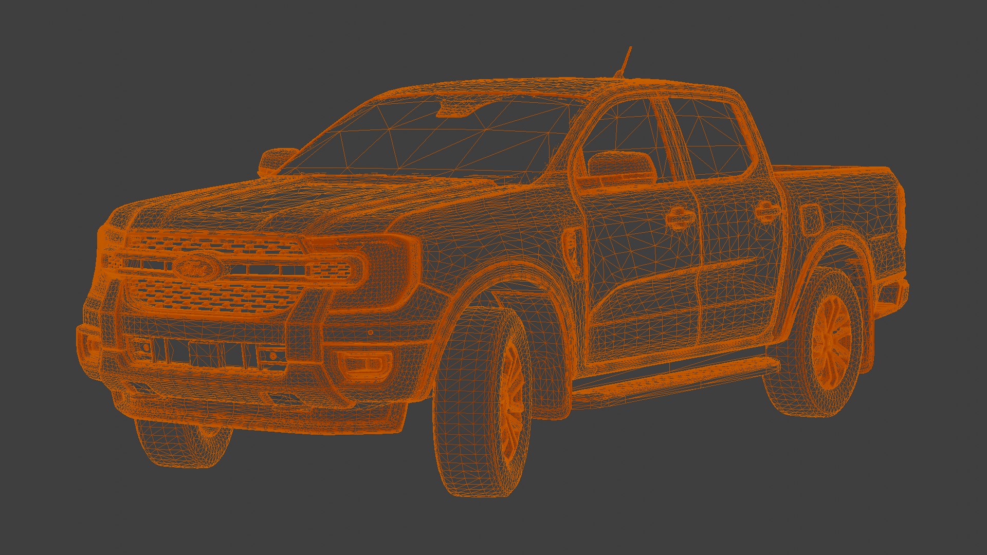 Ford Ranger Next Gen 2023 3D Model - TurboSquid 2311348