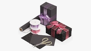 Gift Wrapping Set with Scissors2