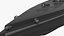 Military Naval Drone Boat Black 3D