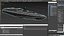 Military Naval Drone Boat Black 3D