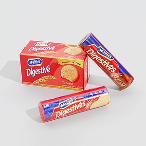 biscuit wrapper 3D model