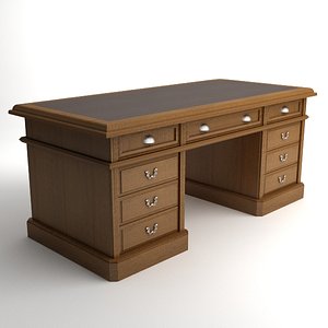 Photorealistic Wooden Desk