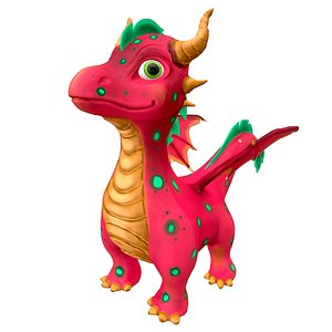 3D Stylized dragon
