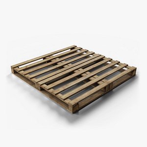 Wood Pallet PBR 3D model