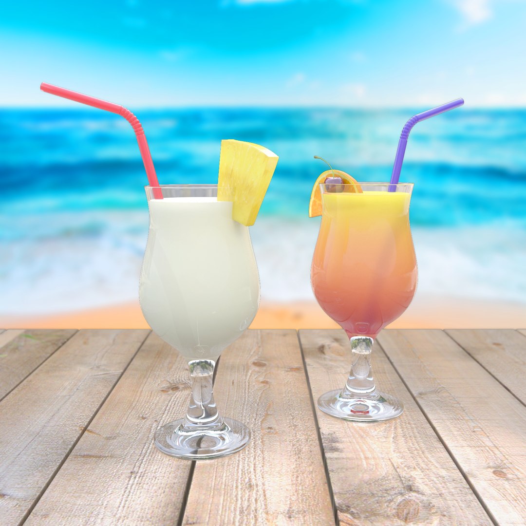 Pina Colada Sex Beach 3D Model - TurboSquid 1169091