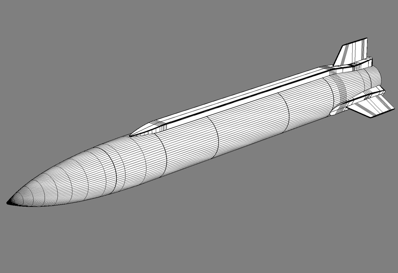 3d Kh-15 Missile Model