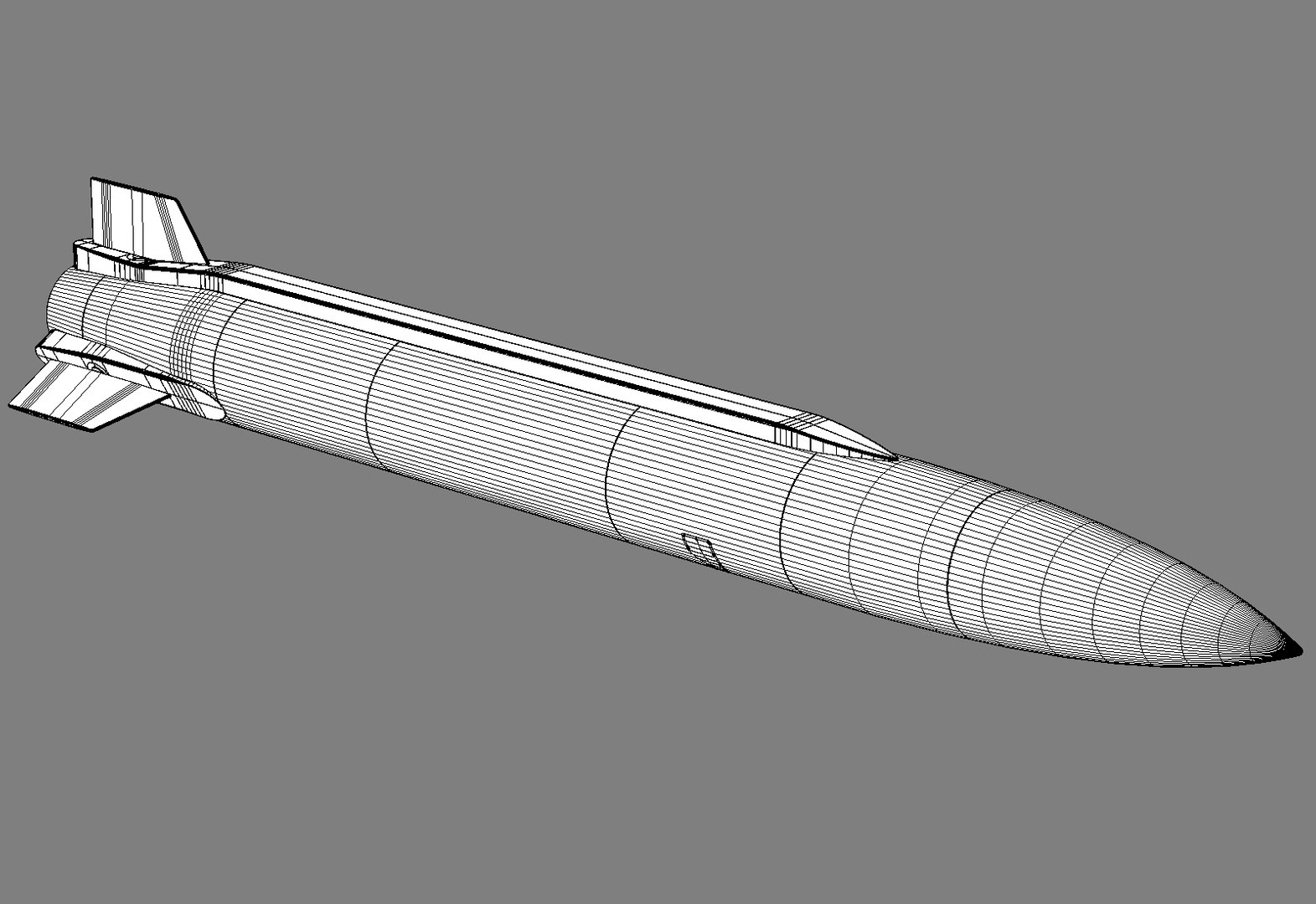 3d Kh-15 Missile Model