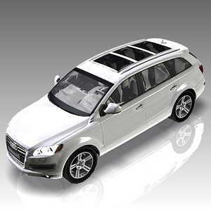 3d model car audi q7 luxury