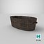 Wooden Bath, 8K PBR Textures