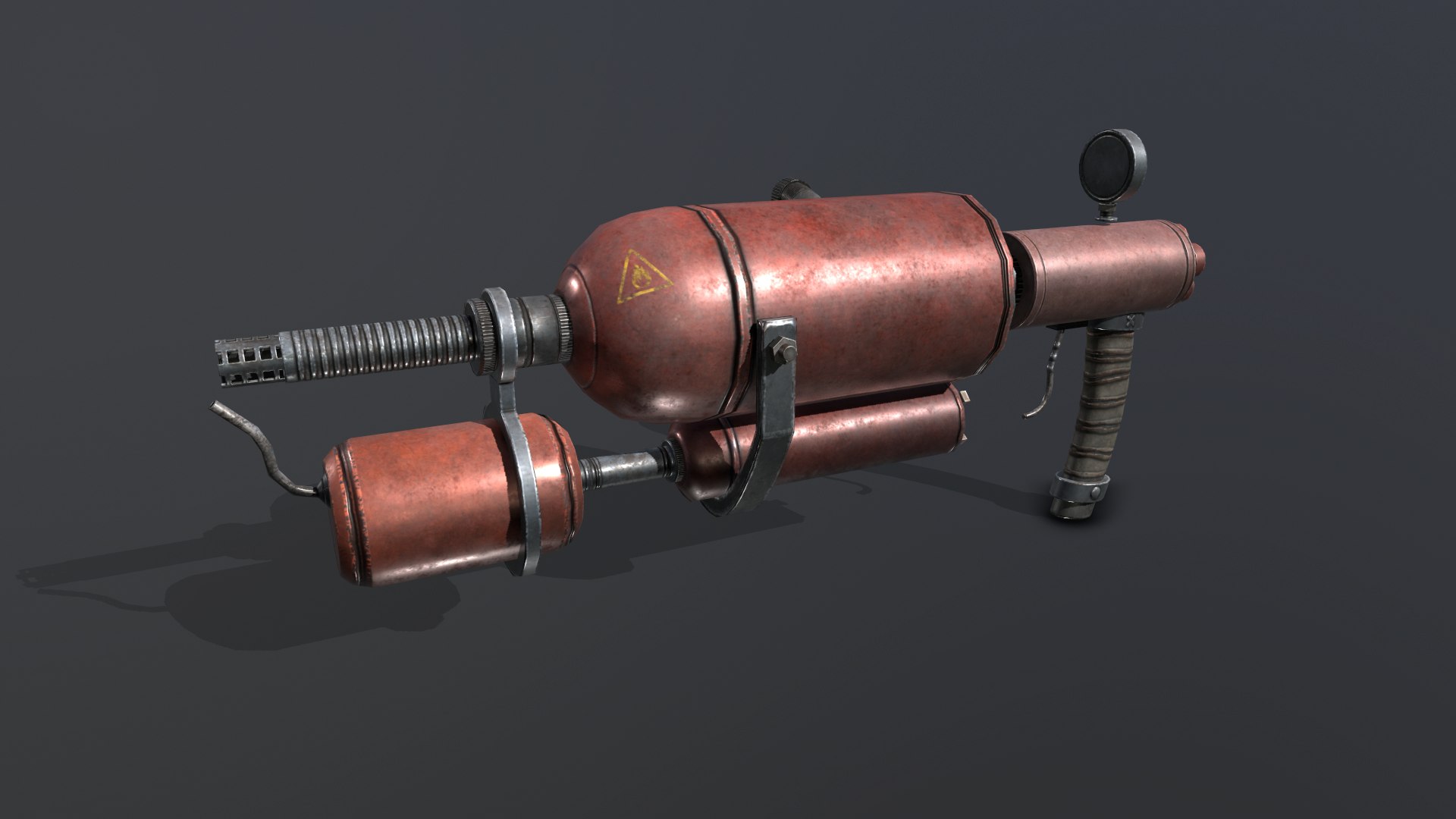 Flamethrower 3D - TurboSquid 1195491