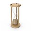 Reloj de arena de madera