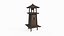 Asian ancient architecture clock tower