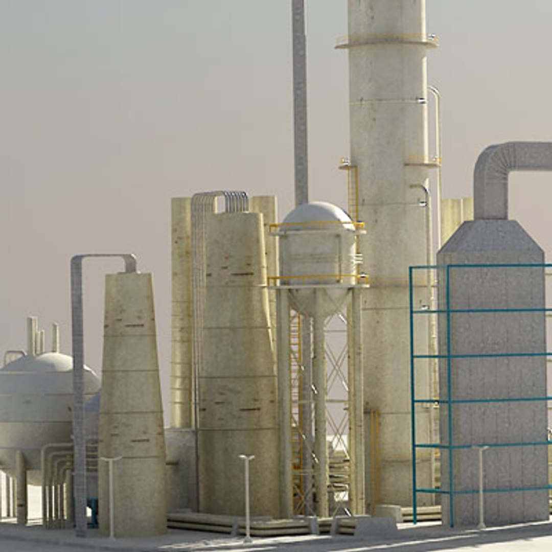 industrial module 3d model