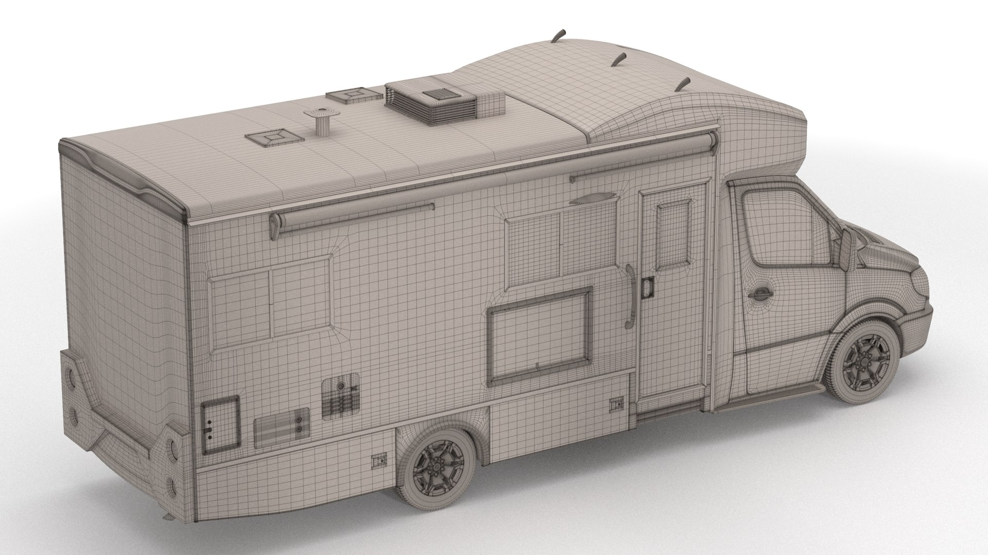 Generic Recreational Vehicle 02 Model - TurboSquid 2495931
