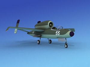 3d fighter jets heinkel 162 model