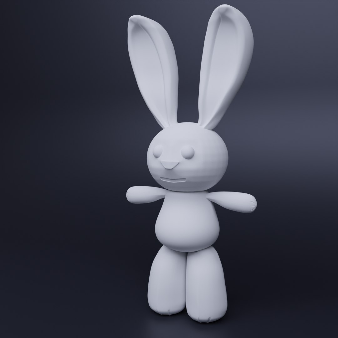 Bunny toy model - TurboSquid 1631744