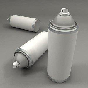 3D model Spray paint can 400 ml VR / AR / low-poly