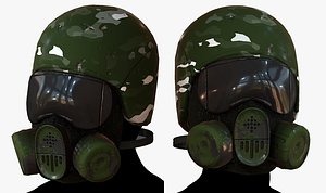 gas mask 3D model