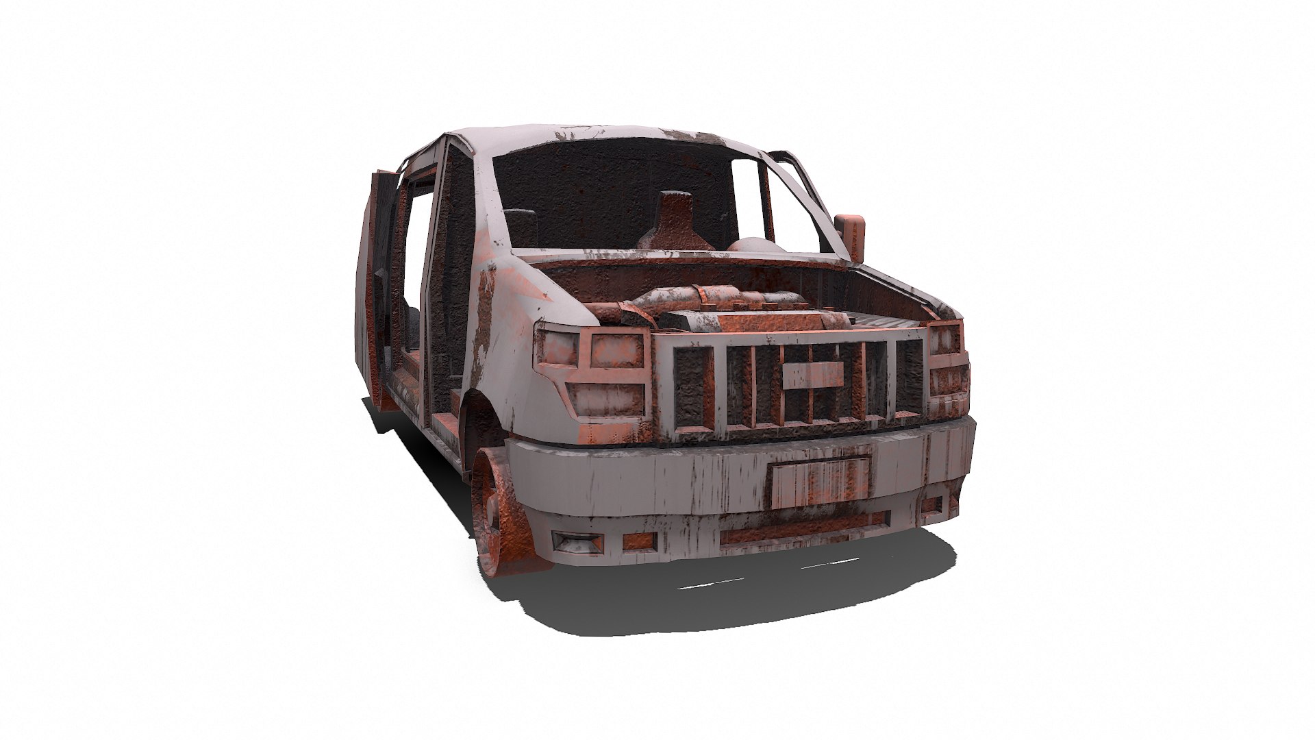 Wrecked Van Low-poly PBR 3D model https://p.turbosquid.com/ts-thumb/Xq/gaESlV/JZ/screenshot010/png/1736139990/1920x1080/fit_q87/7d4fecbb2fee0d261c7ea962bab0b378fd958dcb/screenshot010.jpg