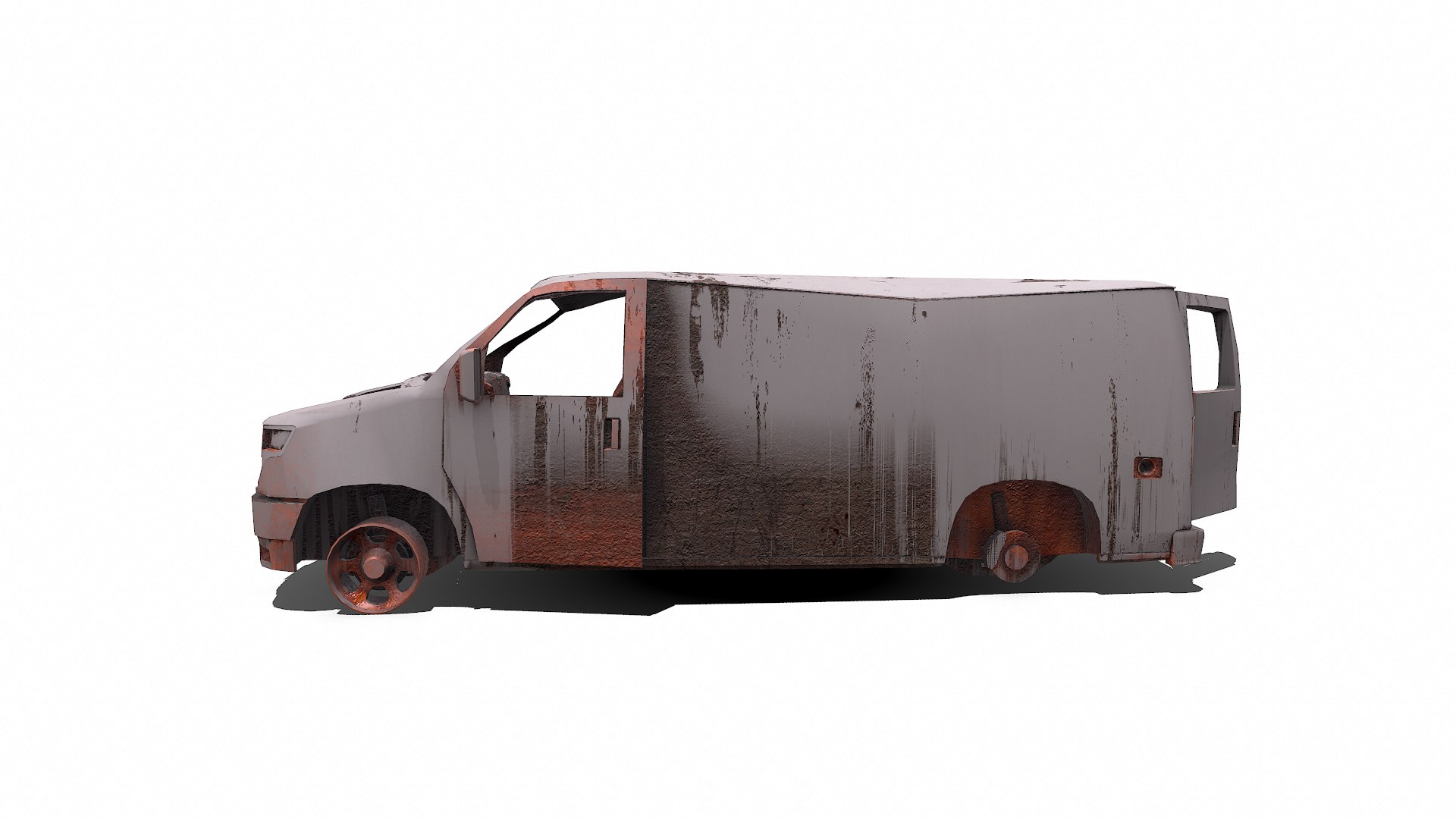 Wrecked Van Low-poly PBR 3D model https://p.turbosquid.com/ts-thumb/Xq/gaESlV/OV/screenshot003/png/1736139945/1920x1080/fit_q87/a51058a65022cf261d457e7bfd1cc87b18337613/screenshot003.jpg