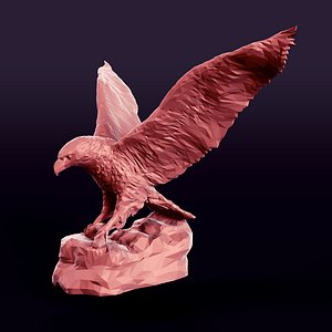 Eagle Figurine 3D model