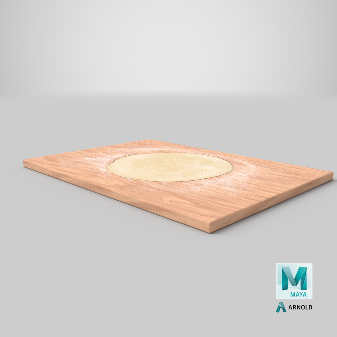 3D flat bread pizza dough model https://p.turbosquid.com/ts-thumb/Xq/mdLAoR/meCc9RIe/stemcell_maya_arnold_render/png/1586026560/1920x1080/fit_q87/975caed9fc0a720127f80d6df4444084574151df/stemcell_maya_arnold_render.jpg