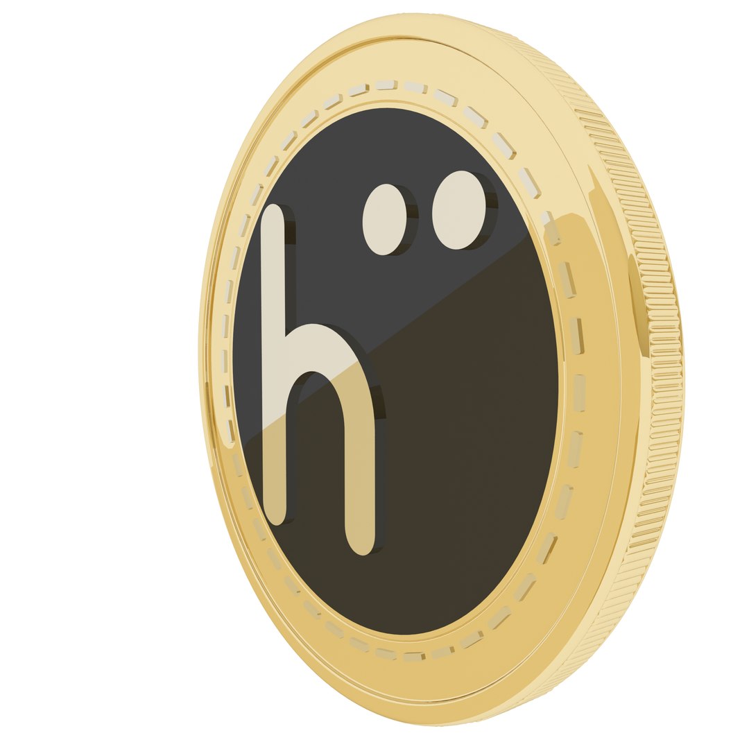 Hubii Network Cryptocurrency Gold Coin 3D model - TurboSquid 1856795