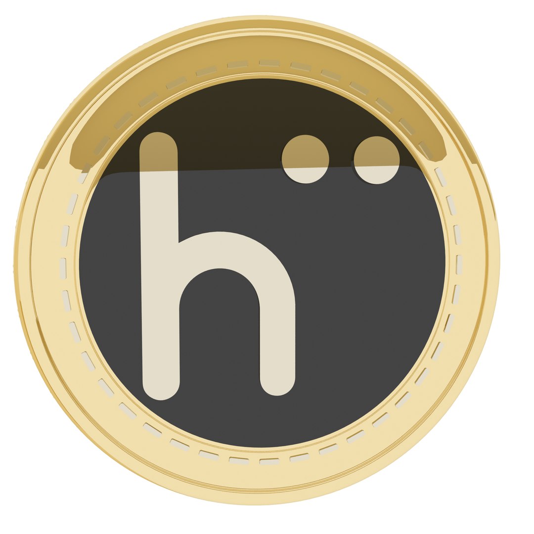 Hubii Network Cryptocurrency Gold Coin 3D model - TurboSquid 1856795