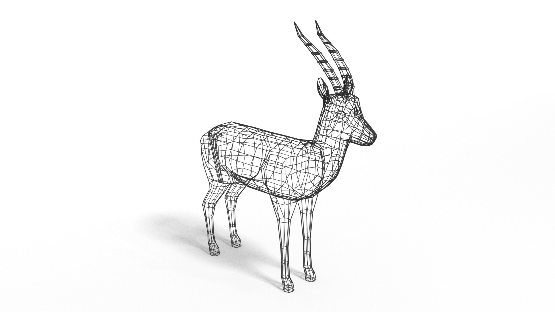 african animals 3D model https://p.turbosquid.com/ts-thumb/Xq/oKk6Qy/YBStvWFx/thompsongazelle18wire/png/1569677208/1920x1080/fit_q87/4ccdf7ddcf4ba7e6e8684c740c5990eb408bfa88/thompsongazelle18wire.jpg
