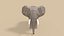 Low Poly Cartoon African Animals Collection