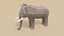 Low Poly Cartoon African Animals Collection