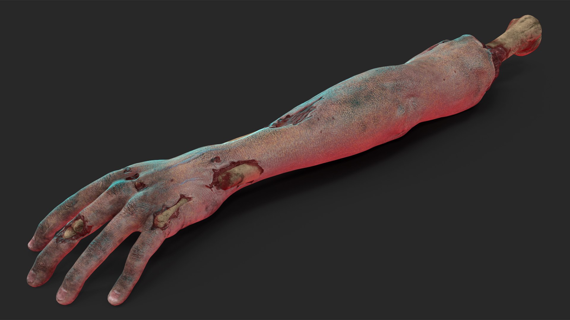 Zombie Hand 3D model preview