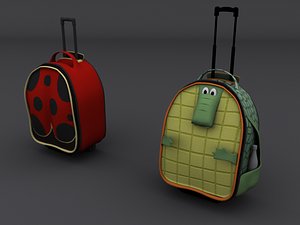 3d rolling bags