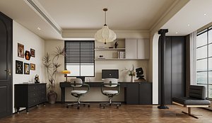 Modern office 3D model