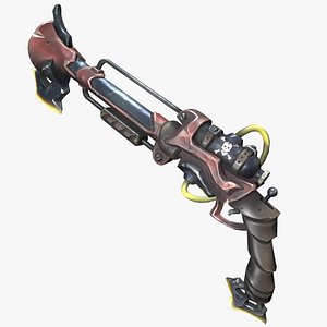 Steampunk musket 3D model