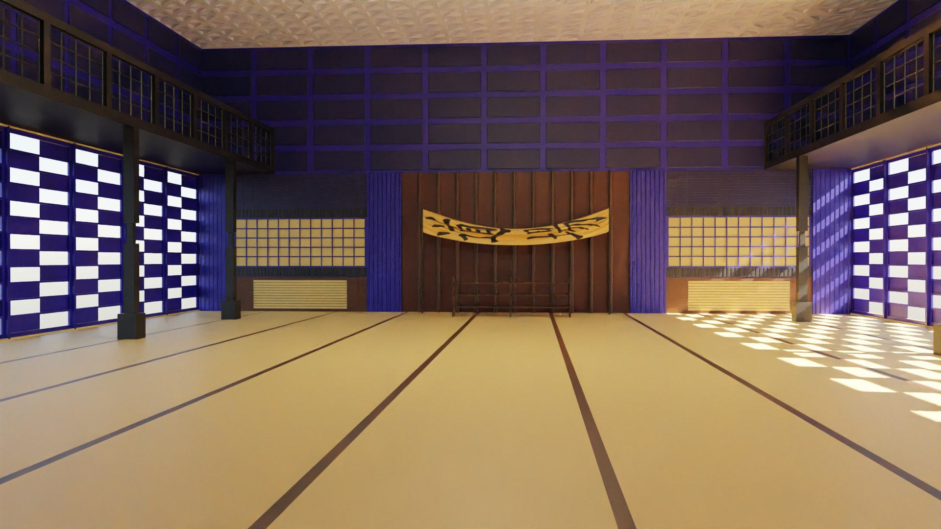 Dojo Fighting Hall 3D model https://p.turbosquid.com/ts-thumb/Xr/3GZBST/5w/a_d/png/1701207334/1920x1080/fit_q87/a40d01f39bbabcbd868cfcb4e046925410ecfb48/a_d.jpg