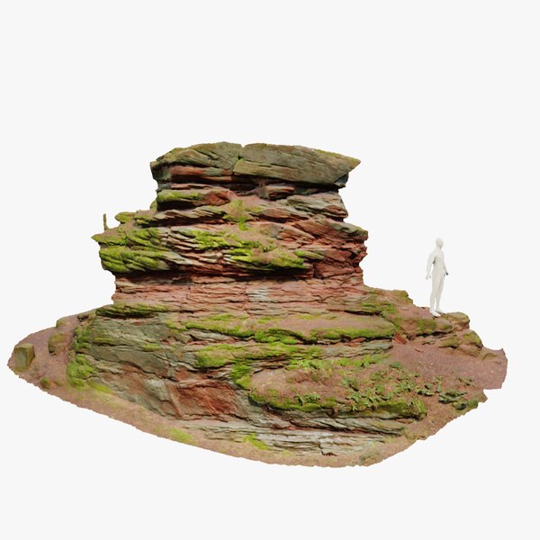 3D PBR Rocks Sand Stone Forest Cliff Big