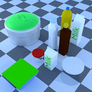 3D kitchenware model